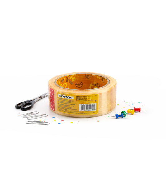 Banda adeziva de tip scotch, acrilica, 48 mm x 50 yard, Transparent (6 buc/set) engross