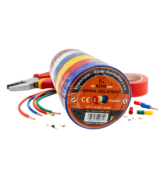 Banda izolatoare 13 Yard Color (10 Buc/Set) En-gross