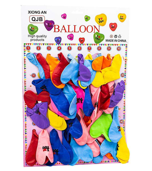 Balon In Forma De Inima 2Gr (40 buc/set) En-gross