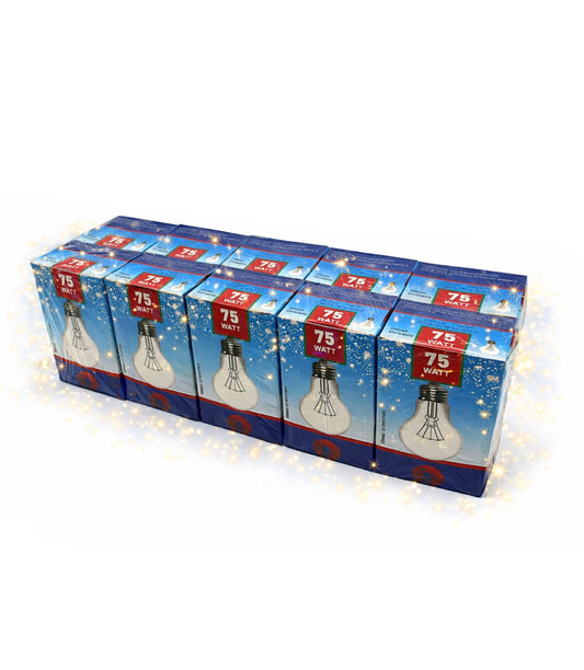 Becuri Elvan 75W engross (10 buc/set)