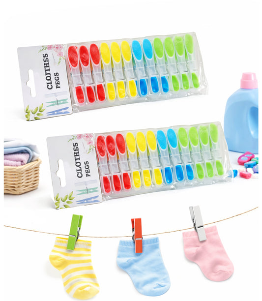 Carlige Silicon Pentru Rufe Color (12 buc/set) En-gross