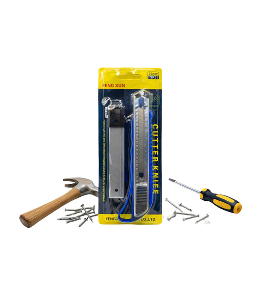 Cutter din metal cu 3 lame rezerva (1x40) (40 buc/cutie) engross