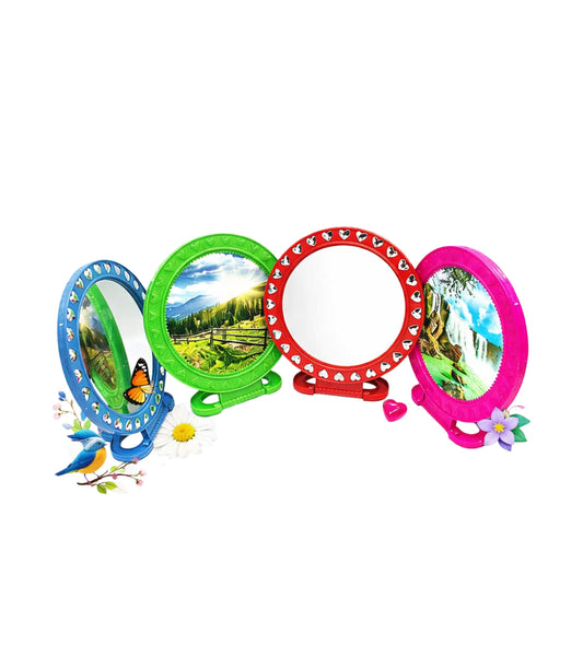 Oglinda plastic rotunda color "Size-L" (15 buc/set)