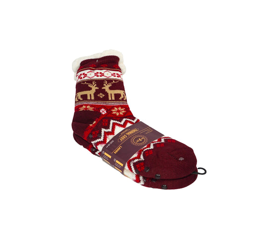 Sosete Dama Lungi Groase De Craciun DS810-5 (12 Buc/Set) En-gross