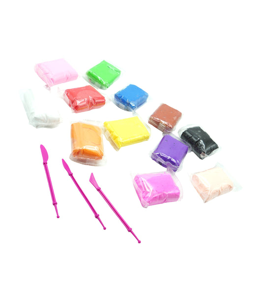 Plastilina colorata pernute "110GR" (12 buc/set) En-gross