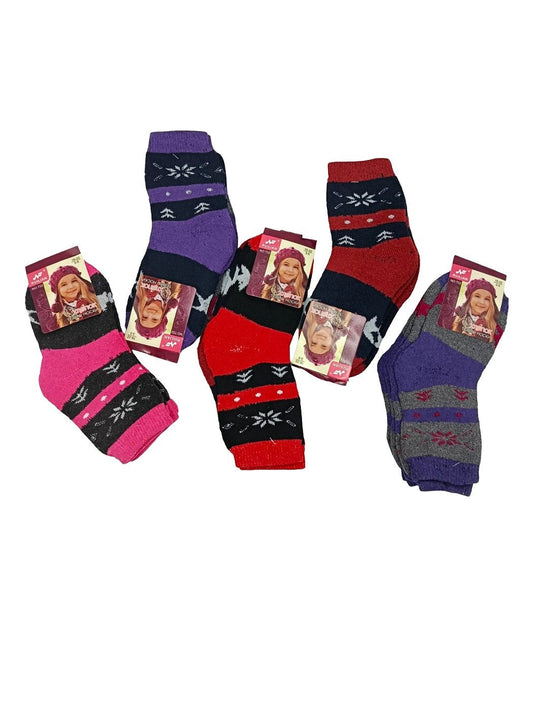 Sosete Copii Lungi Flausate (20 Buc/Set) En-gross