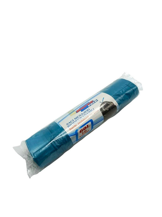 Rola Saci Menajeri 60 L Cu Snur (10 Saci/Rola) (50 Role/Bax) En-gross