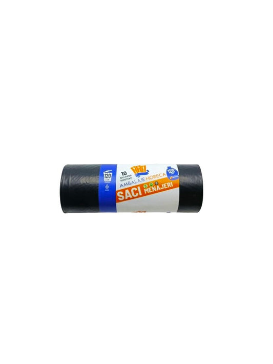 Rola Saci Menajeri 120 L (10 Saci/Rola) (50 Role/Bax) En-gross
