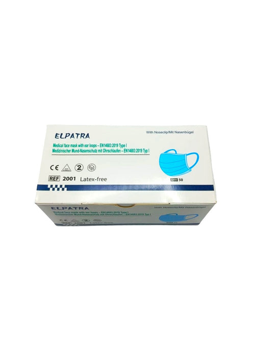 Masca Medicinala Albastra (50 Buc/Cutie) En-gross