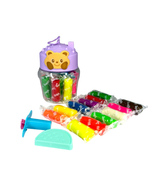 Plastilina Colorata Ursulet (12 Buc/Set) PLS-21 En-gross