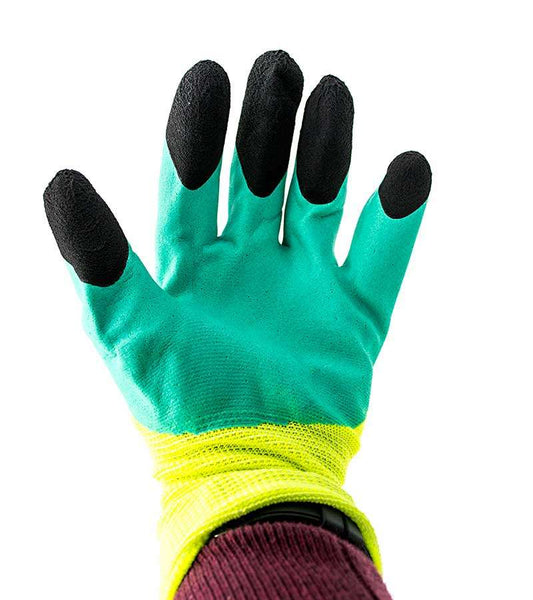 Manusi Verzi De Protectie Groase Cauciucate (12 buc/set) En-gross