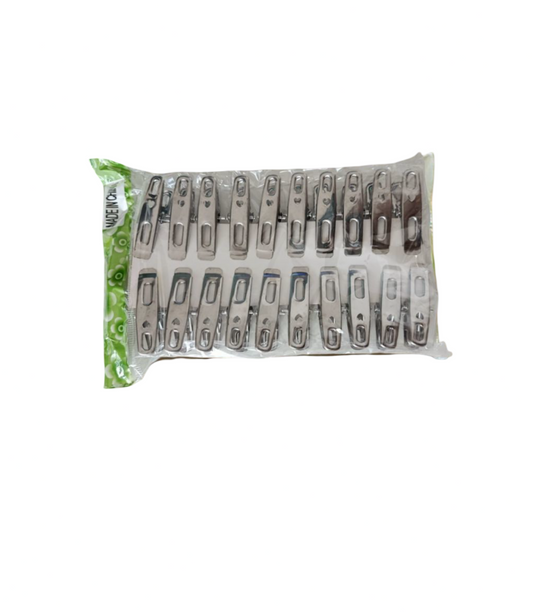 Carlige Pentru Rufe Din Inox (20 buc/set)